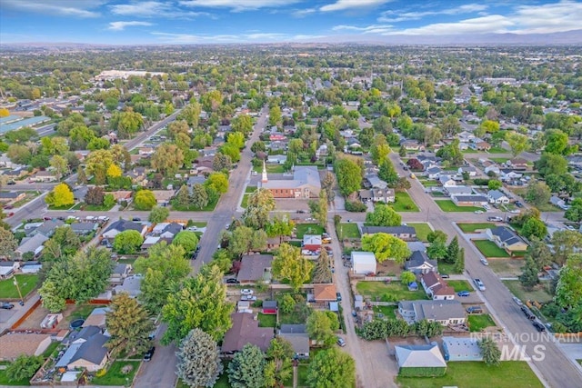 1315 E Lincoln Ave, Nampa, ID 83686 - aerial overview of property's location with nearby suburban area