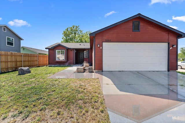 3004 Sandstone Pl, Caldwell, ID 83605 - ranch-style house featuring concrete driveway and a garage