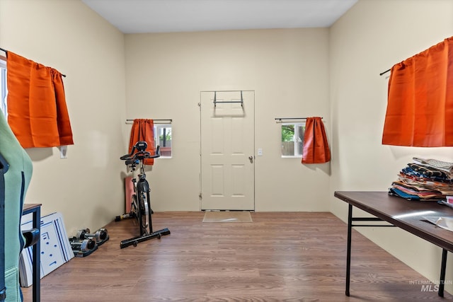 3004 Sandstone Pl, Caldwell, ID 83605 - exercise room featuring wood finished floors