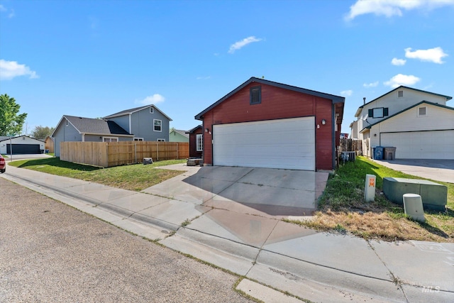 3004 Sandstone Pl, Caldwell, ID 83605 - view of front of home featuring fence, an outdoor structure, and a garage