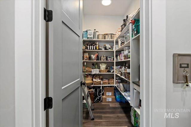 view of pantry