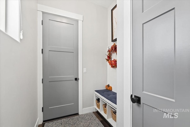 view of mudroom