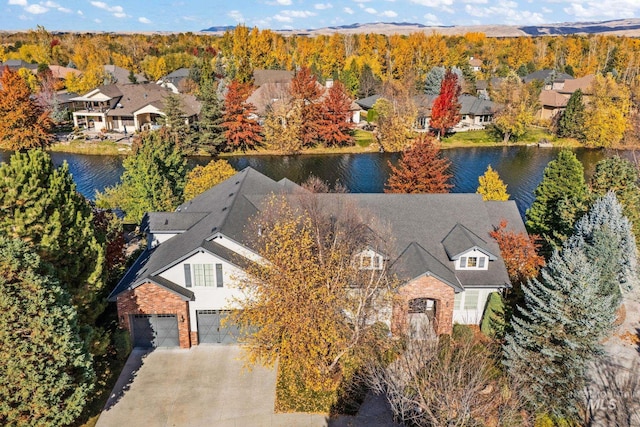 724 E Lakebrook Ln, Eagle, ID 83616 - aerial view of residential area featuring a nearby body of water