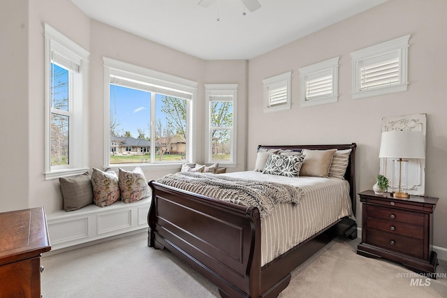 724 E Lakebrook Ln, Eagle, ID 83616 - bedroom featuring light carpet and ceiling fan