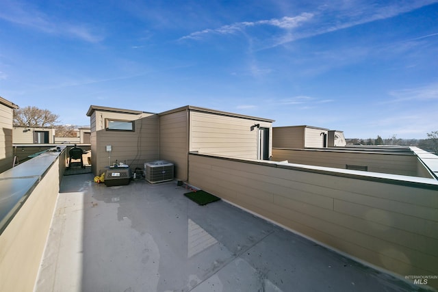 view of home's exterior featuring cooling unit