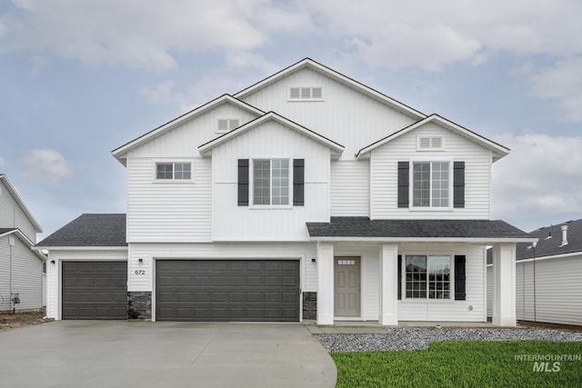 672 S Jayo Ct, Emmett, ID 83617 - view of front of property featuring a garage