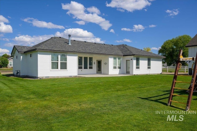 27985 Gray Sage Rd, Caldwell, ID 83607 - rear view of house with a patio area
