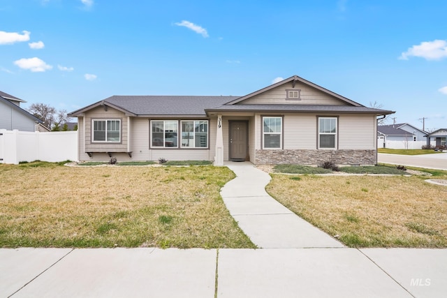 319 Magnolia Ave, Fruitland, ID 83619 - ranch-style house with stone siding