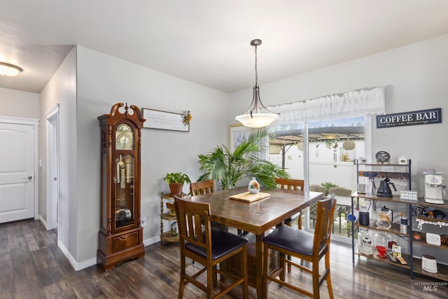 1011 Lynx, Jerome, ID 83338 - dining room with dark wood finished floors and baseboards