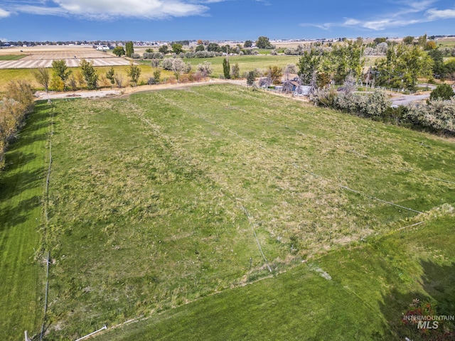 drone / aerial view featuring a rural view