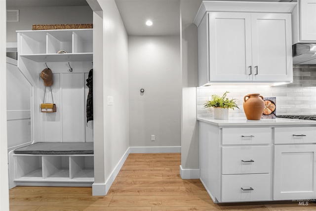 3067 N Sun City Ave, Star, ID 83669 - mudroom with light wood-style floors and recessed lighting