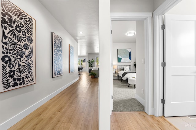 3067 N Sun City Ave, Star, ID 83669 - hall with light wood finished floors and baseboards