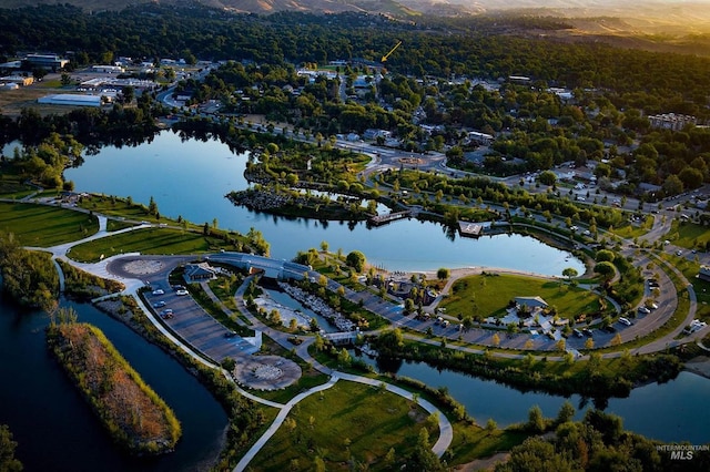1512 N 28th St, Boise, ID 83703 - aerial view of property's location featuring a large body of water