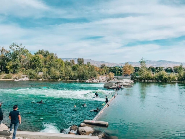 1512 N 28th St, Boise, ID 83703 - water view featuring a mountainous background