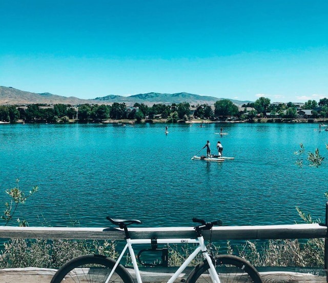 1512 N 28th St, Boise, ID 83703 - water view featuring a mountainous background