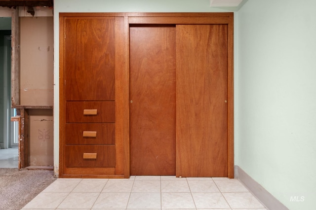 view of closet