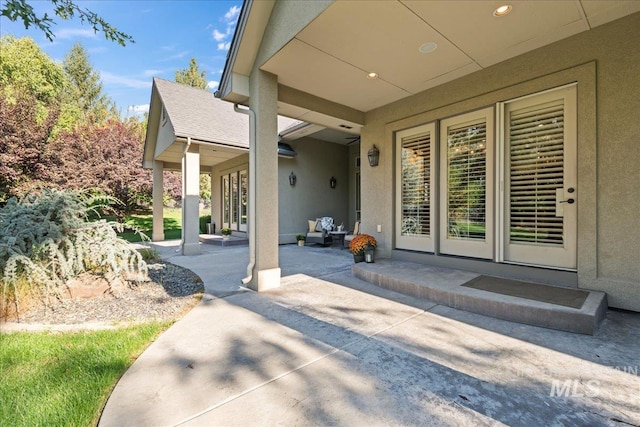 view of patio