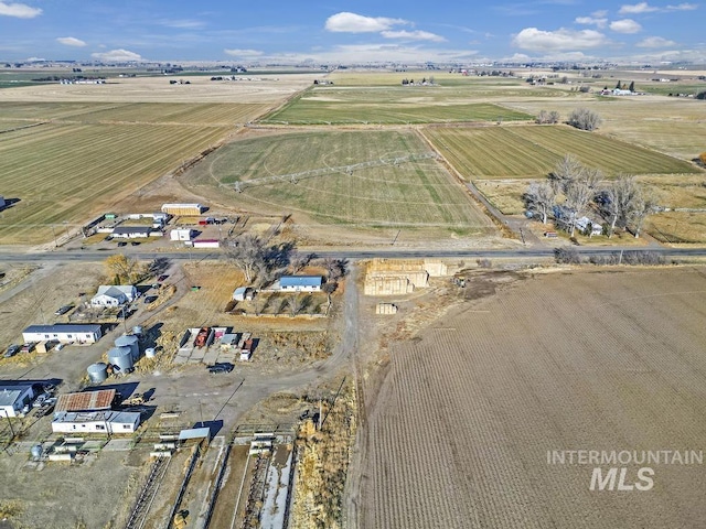 drone / aerial view featuring a rural view