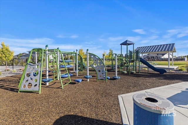 view of communal playground