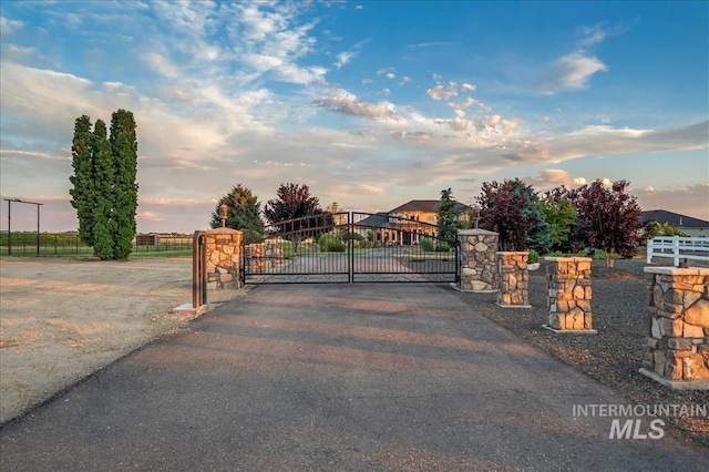 9105 W Mcmillan, Nampa, ID 83687 - view of gate at dusk