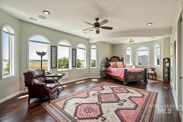 9105 W Mcmillan, Nampa, ID 83687 - bedroom with dark wood-type flooring, baseboards, and recessed lighting