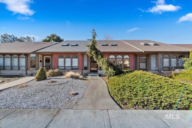 view of ranch-style home