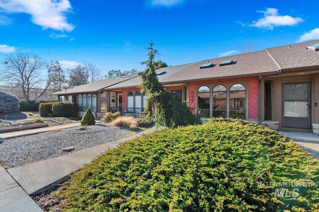 view of ranch-style home