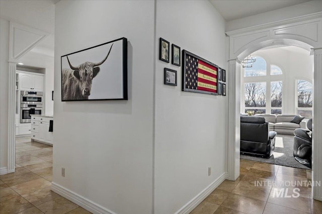 2873 W Wind Dr, Eagle, ID 83616 - corridor with light tile patterned flooring