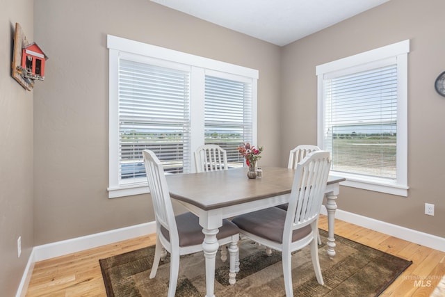 120 S Marko Ln, Kuna, ID 83634 - dining space featuring wood finished floors and baseboards