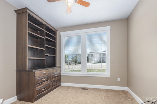 120 S Marko Ln, Kuna, ID 83634 - carpeted spare room with plenty of natural light, baseboards, and a ceiling fan