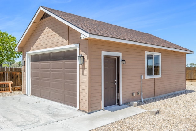 120 S Marko Ln, Kuna, ID 83634 - view of front facade featuring a detached garage, an outdoor structure, and a shingled roof