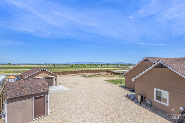 120 S Marko Ln, Kuna, ID 83634 - view of patio with a mountain view and a view of rural / pastoral area