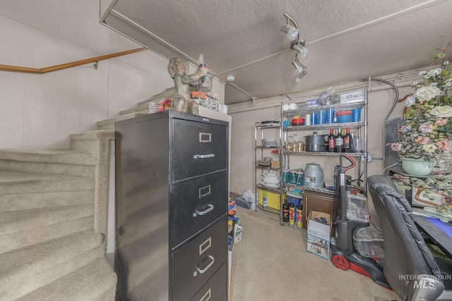 view of storage area