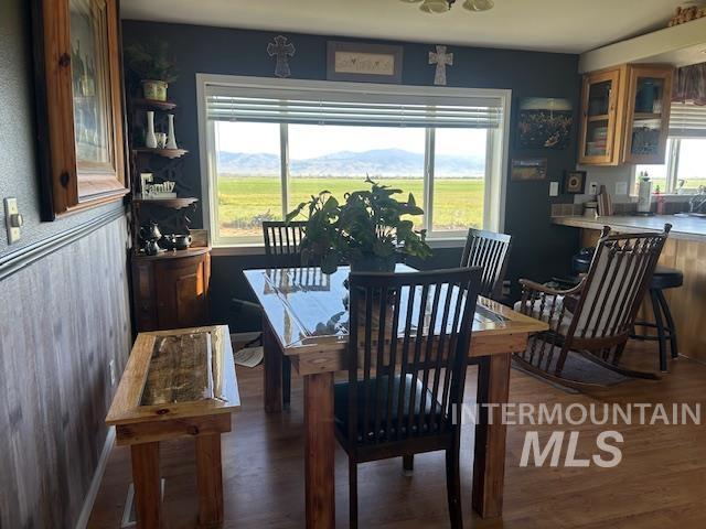 16 E 300 S Unit 16E 300S, Fairfield, ID 83327 - dining space featuring wood finished floors
