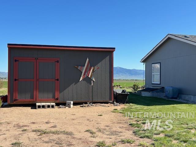 16 E 300 S Unit 16E 300S, Fairfield, ID 83327 - view of shed with a mountain view