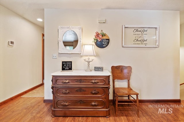 1460 Fairway Ct, Mountain Home, ID 83647 - hall featuring wood finished floors and recessed lighting