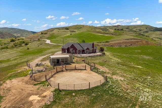 160 Summit Ridge Rd, Horseshoe Bend, ID 83629 - aerial view of sparsely populated area with mountains and a pastoral area