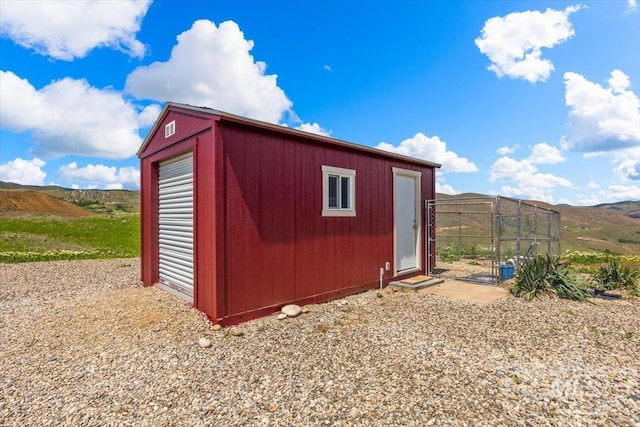 160 Summit Ridge Rd, Horseshoe Bend, ID 83629 - view of outbuilding with a mountain view