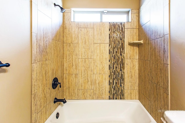 bathroom featuring shower / washtub combination