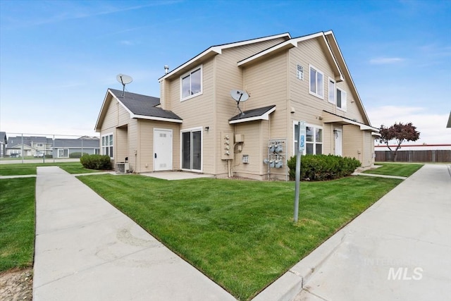 16953 N Pamelas Loop, Nampa, ID 83651 - rear view of property featuring a patio area and central air condition unit