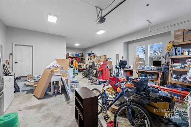 garage featuring electric panel