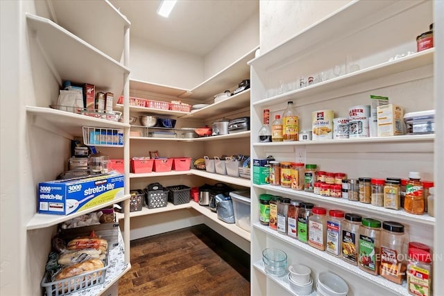 view of pantry