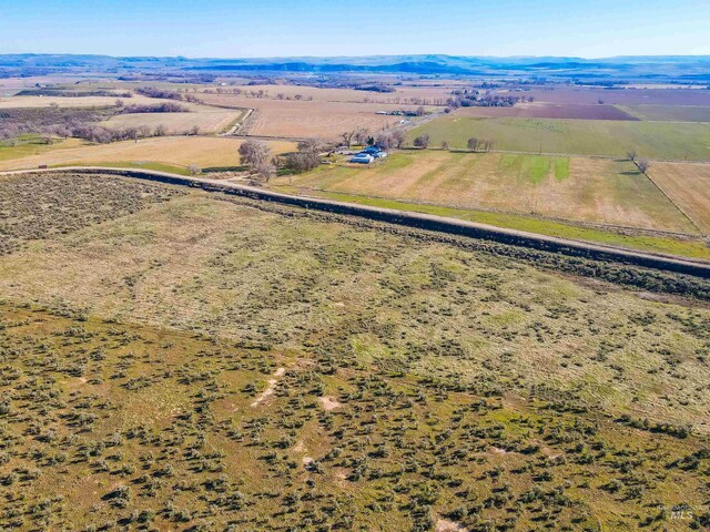 bird's eye view featuring a rural view