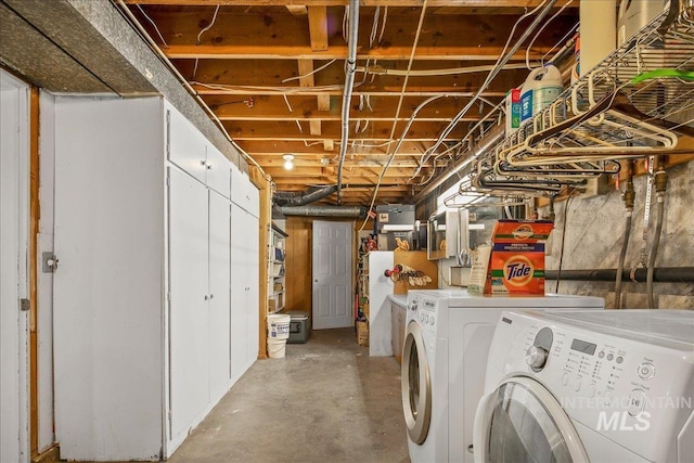 424 N Mobley Dr, Boise, ID 83712 - unfinished basement with washer and clothes dryer