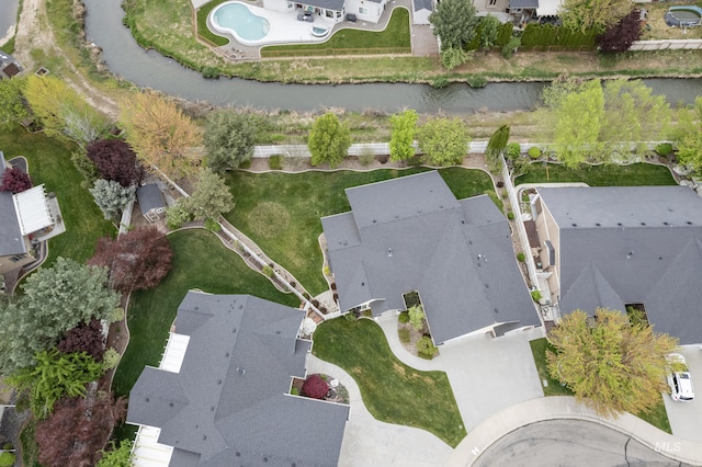 birds eye view of property featuring a residential view