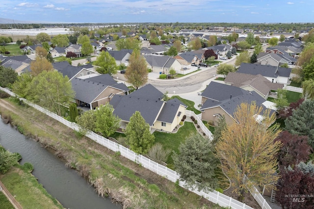 birds eye view of property featuring a residential view