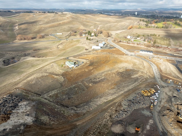 bird's eye view featuring a rural view