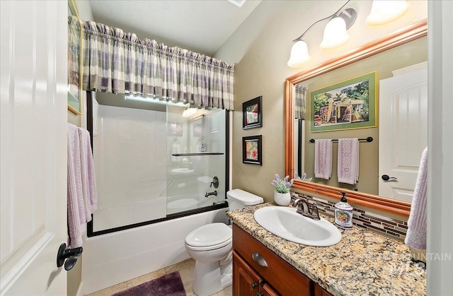 10318 W Adirondack Ct, Star, ID 83669 - full bath featuring vanity, enclosed tub / shower combo, and toilet