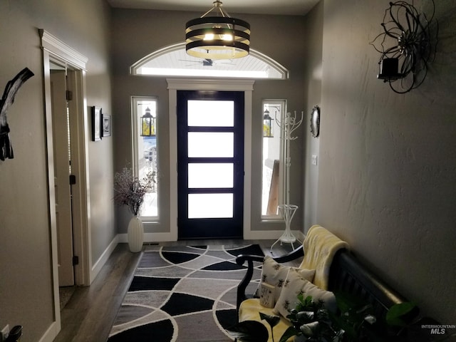 3847 N 2456 E, Filer, ID 83328 - foyer entrance with baseboards and wood finished floors