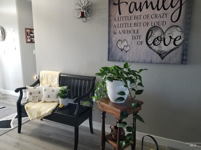 3847 N 2456 E, Filer, ID 83328 - living area featuring baseboards and wood finished floors
